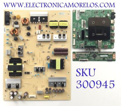 KIT DE TARJETAS PARA TV INSIGNIA / MAIN XLCB02K061 / 715GC034-M0C-B00-005Y / KSA700055 / 5211012M0002 / FUENTE PLTVKIA01XAEZ / 715GA866-P02-000-003S / T-CON 3CBCBB7000150 / CV700U2-T01-CB-3 / PANEL TPT700WR-U2T01.D REV:S02P / MODELO NS-70F501NA22